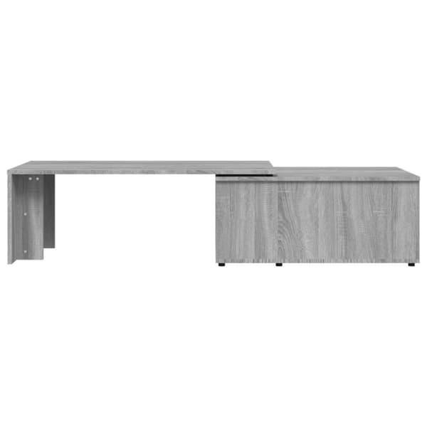 vidaXL sofabord 150x50x35 cm konstrueret træ grå sonoma-eg