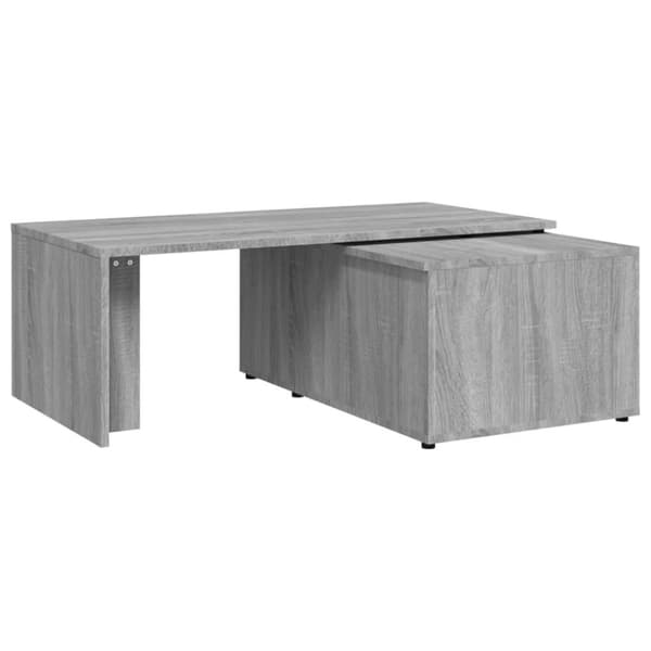 vidaXL sofabord 150x50x35 cm konstrueret træ grå sonoma-eg