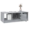 Miniatyrbillede 6 af 9: vidaXL sofabord 102x50x36 cm konstrueret træ grå sonoma-eg
