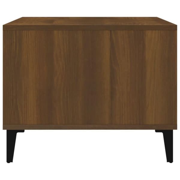 vidaXL Sohvapöytä ruskea tammi 60x50x40 cm tekninen puu