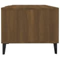 Miniatyrbillede 7 af 9: vidaXL sofabord 102x50x40 cm konstrueret træ brun egetræsfarve