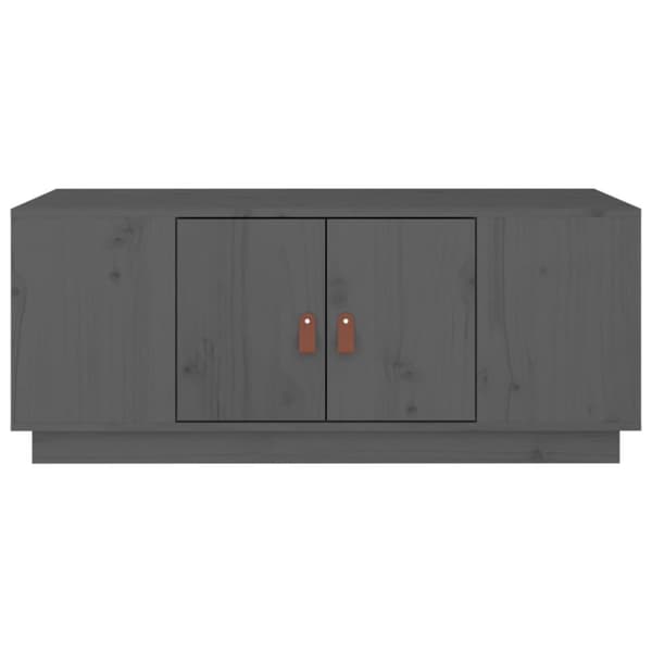 vidaXL Salongbord grå 100x50x41 cm heltre furu