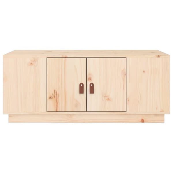 vidaXL Salongbord 100x50x41 cm heltre furu