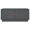 Miniatyrbilde 6 av 10: vidaXL Salongbord grå 80x50x35 cm heltre furu