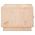 Miniatyrbild 8 av 10: vidaXL Soffbord 80x50x35 cm massiv furu