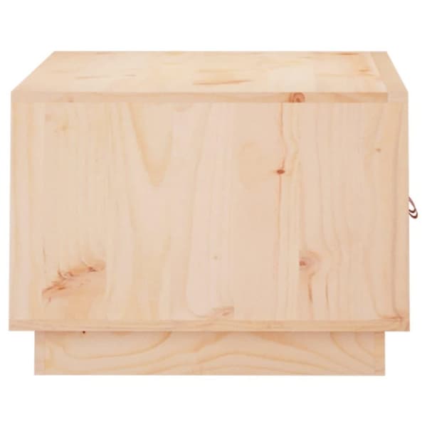vidaXL Soffbord 80x50x35 cm massiv furu