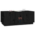 Miniatyrbilde 5 av 10: vidaXL Salongbord svart 100x50x41 cm heltre furu