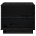 Miniatyrbilde 8 av 10: vidaXL Salongbord svart 100x50x41 cm heltre furu