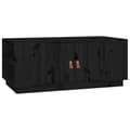 Miniatyrbilde 1 av 10: vidaXL Salongbord svart 100x50x41 cm heltre furu