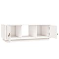 Miniatyrbilde 7 av 10: vidaXL Salongbord hvit 100x50x35 cm heltre furu
