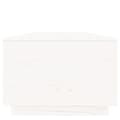Miniatyrbilde 8 av 10: vidaXL Salongbord hvit 100x50x35 cm heltre furu