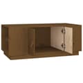 Miniatyrbillede 7 af 10: vidaXL sofabord 100x50x41 cm massivt fyrretræ gyldenbrun