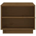 Miniatyrbillede 8 af 10: vidaXL sofabord 100x50x41 cm massivt fyrretræ gyldenbrun