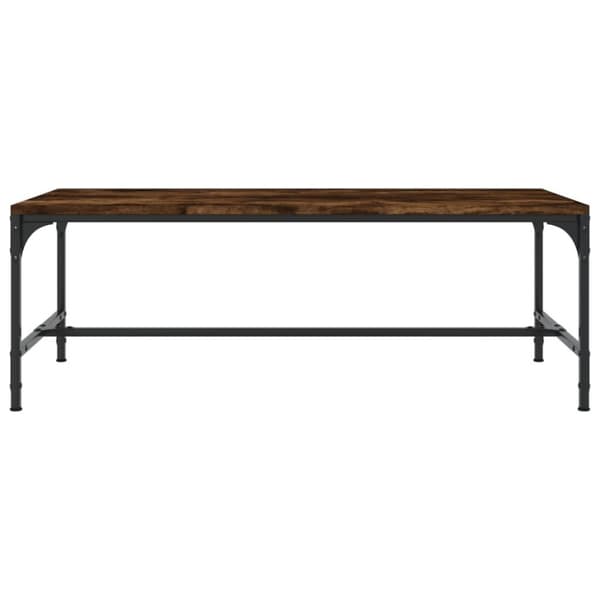 vidaXL Soffbord rökfärgad ek 100x50x35 cm konstruerat trä