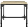 Miniatyrbilde 4 av 8: vidaXL Salongbord sonoma eik 50x50x35 cm konstruert tre