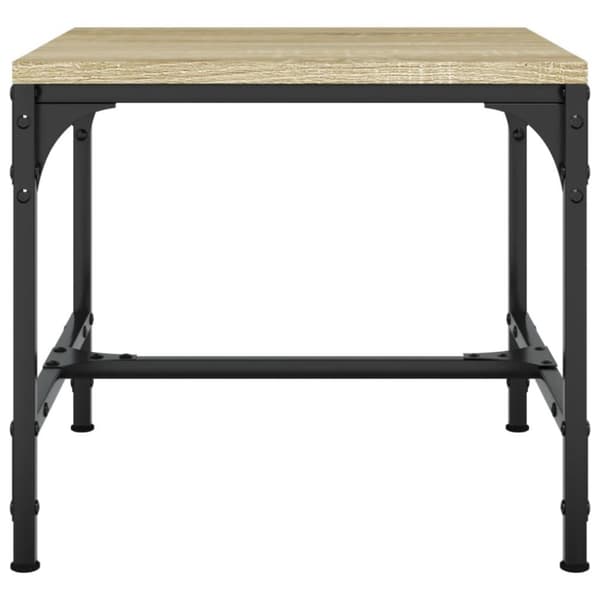 vidaXL Salongbord sonoma eik 50x50x35 cm konstruert tre