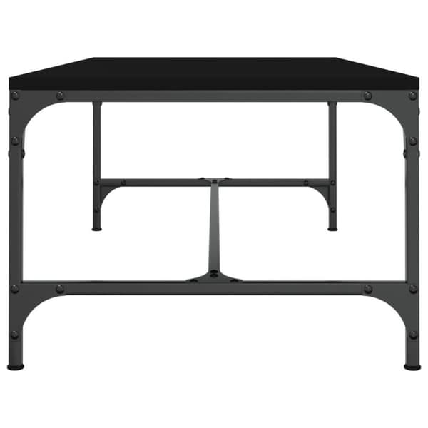 vidaXL Soffbord svart 100x50x35 cm konstruerat trä