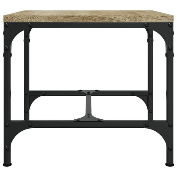 vidaXL Sidebord 2 stk sonoma eik 40x40x35 cm konstruert tre