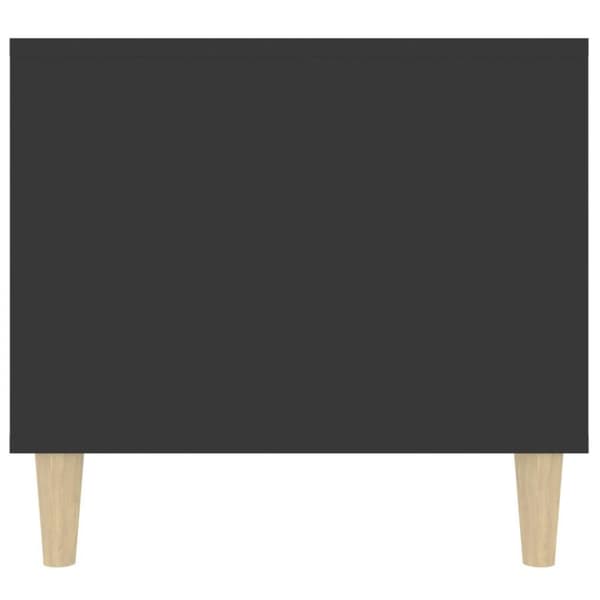 vidaXL Salongbord svart 90x49x45 cm konstruert tre