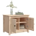 Miniatyrbillede 5 af 11: vidaXL sofabord 71x49x55 cm massivt fyrretræ