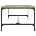 Miniatyrbillede 5 af 8: vidaXL sofabord 100x50x35 cm konstrueret træ sonoma-eg