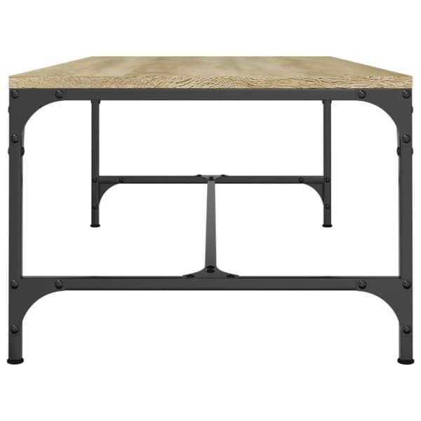 vidaXL sofabord 100x50x35 cm konstrueret træ sonoma-eg