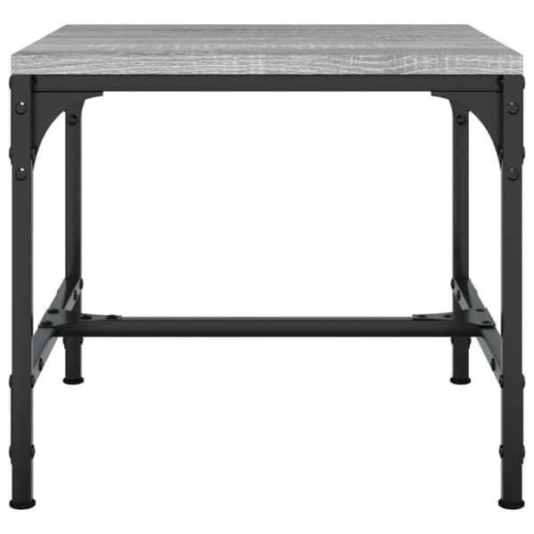 vidaXL sofabord 50x50x35 cm konstrueret træ grå sonoma-eg