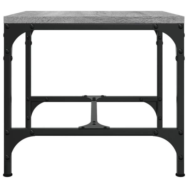 vidaXL sofabord 50x50x35 cm konstrueret træ grå sonoma-eg