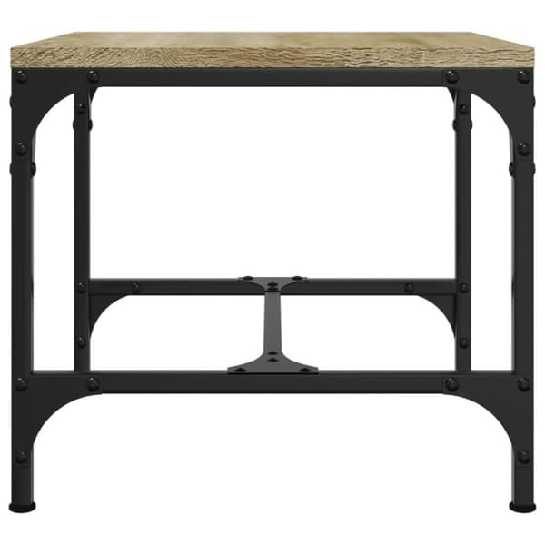 vidaXL sofabord 50x50x35 cm konstrueret træ sonoma-eg