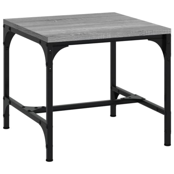 vidaXL sidebord 40x40x35 cm konstrueret træ grå sonoma-eg