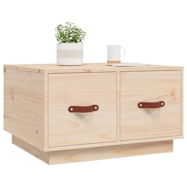 vidaXL Salongbord 60x53x35 cm heltre furu