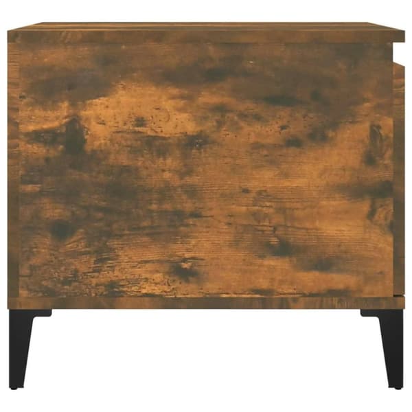 vidaXL Salongbord røkt eik 100x50x45 cm konstruert tre