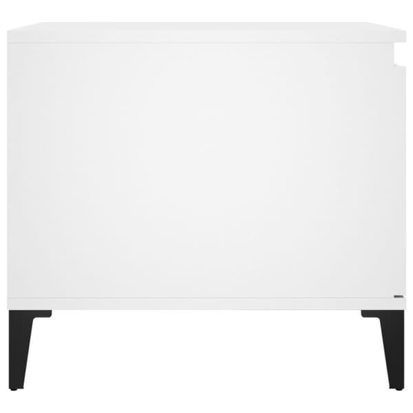 vidaXL Soffbord vit 100x50x45 cm konstruerat trä