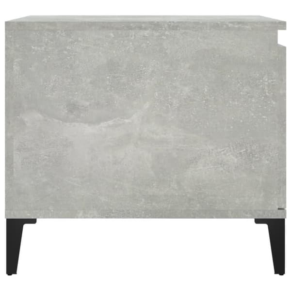 vidaXL Soffbord betonggrå 100x50x45 cm konstruerat trä