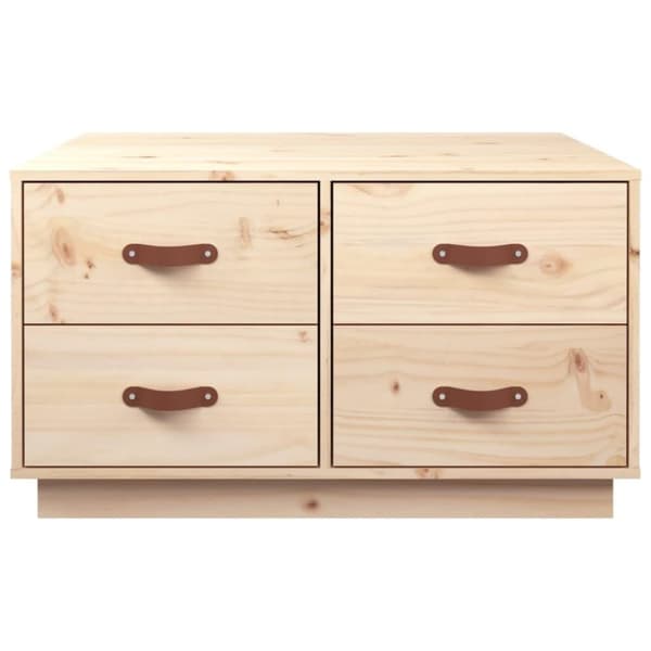 vidaXL Salongbord 80x80x45 cm heltre furu