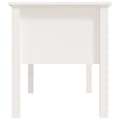 Miniatyrbillede 7 af 11: vidaXL sofabord 102x49x55 cm massivt fyrretræ hvid