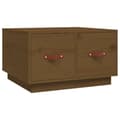 Miniatyrbillede 1 af 10: vidaXL sofabord 60x53x35 cm massivt fyrretræ gyldenbrun