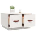 Miniatyrbillede 5 af 10: vidaXL sofabord 60x53x35 cm massivt fyrretræ hvid