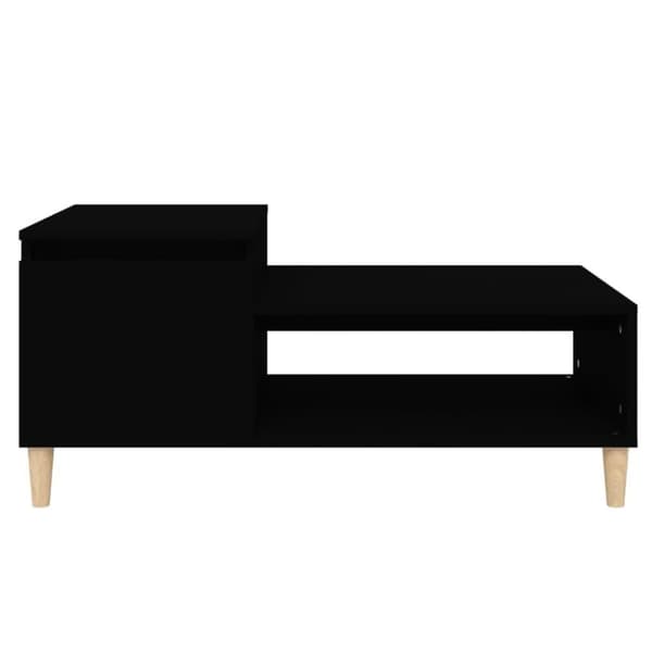 vidaXL sofabord 100x50x45 cm konstrueret træ sort
