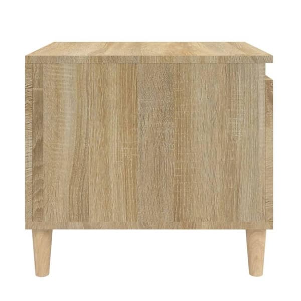 vidaXL Sohvapöytä Sonoma-tammi 100x50x45 cm tekninen puu