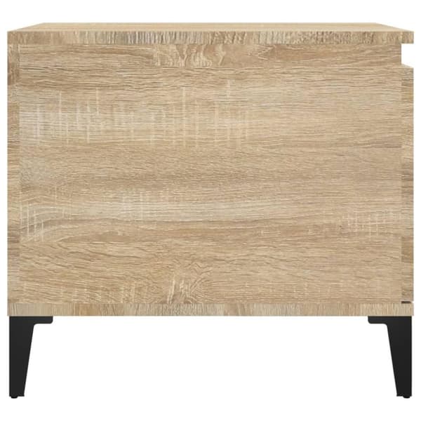 vidaXL Sohvapöytä Sonoma-tammi 100x50x45 cm tekninen puu