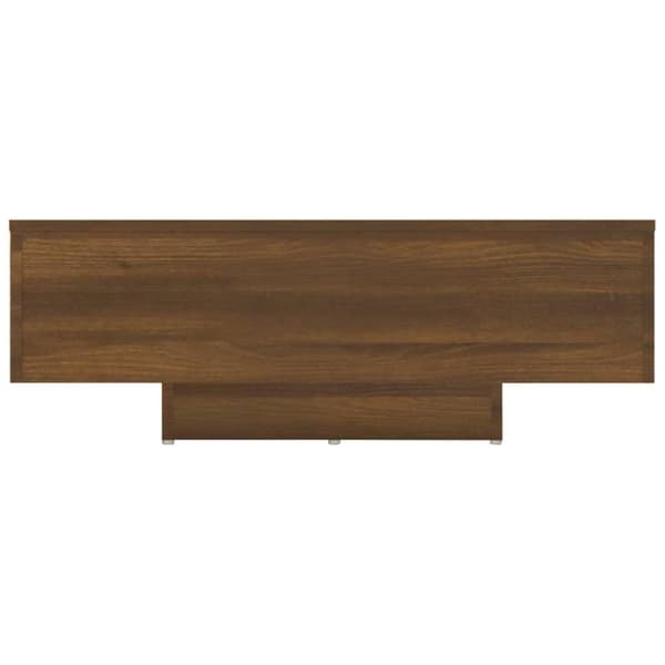 vidaXL Soffbord brun ek 85x55x31 cm konstruerat trä