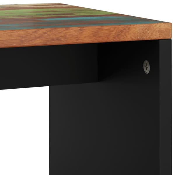 vidaXL sofabord 40x31x46 cm massivt genbrugstræ og konstrueret træ