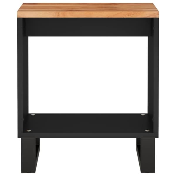 vidaXL sofabord 40x31x46 cm massivt akacietræ og konstrueret træ
