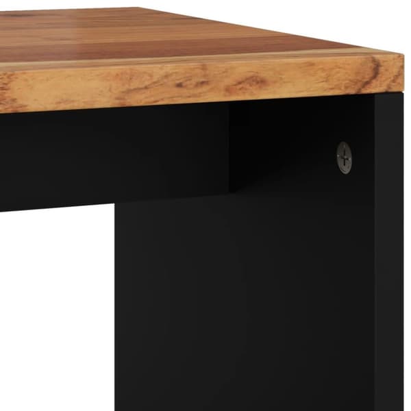 vidaXL sofabord 40x31x46 cm massivt akacietræ og konstrueret træ