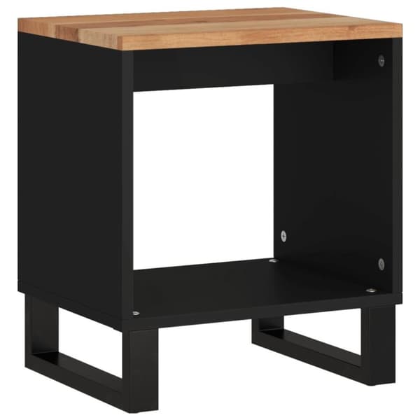 vidaXL sofabord 40x31x46 cm massivt akacietræ og konstrueret træ
