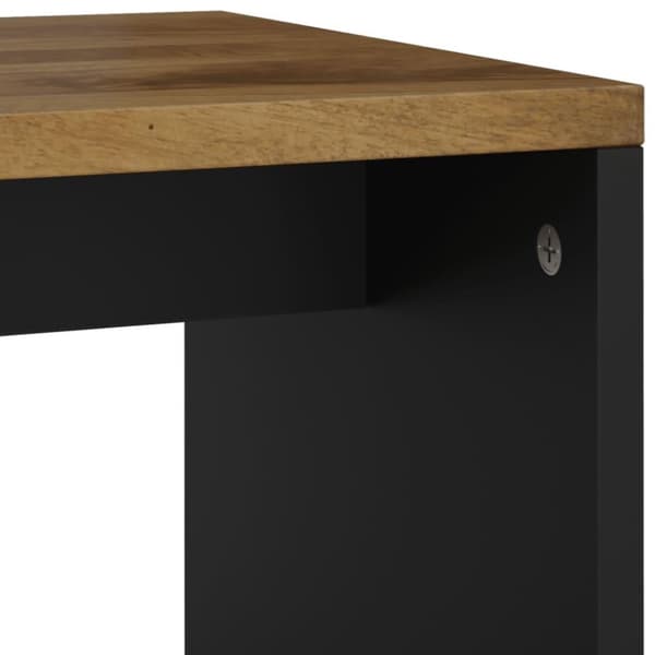 vidaXL Salongbord 40x31x46 cm heltre mango og konstruert tre