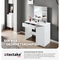 Miniatyrbild 5 av 11: Sminkbord Zoe - vit