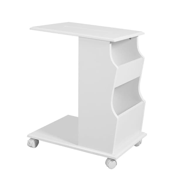 Sofabord, FBT67-W, 31x53x63 cm, Hvid