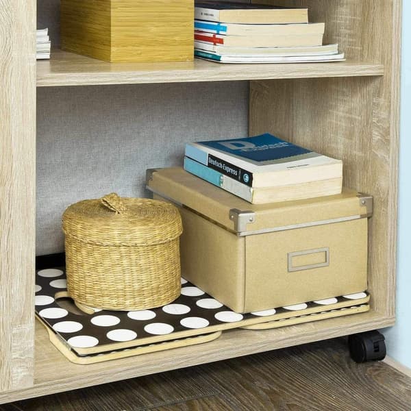 Rullende Opbevaringsbord, FBT34-N, 70x35x60 cm, Brun